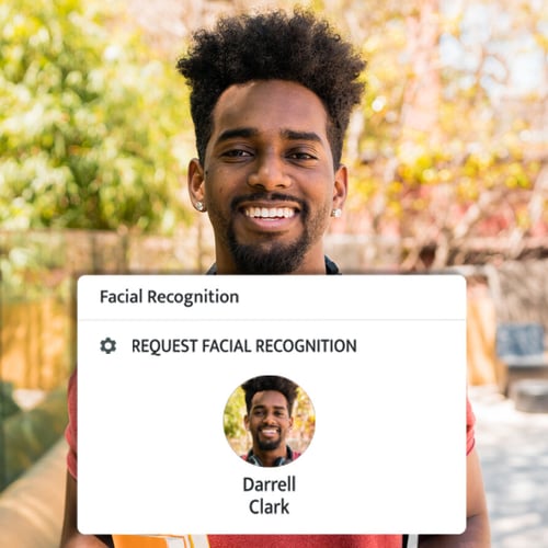 DAM facial recognition AI software